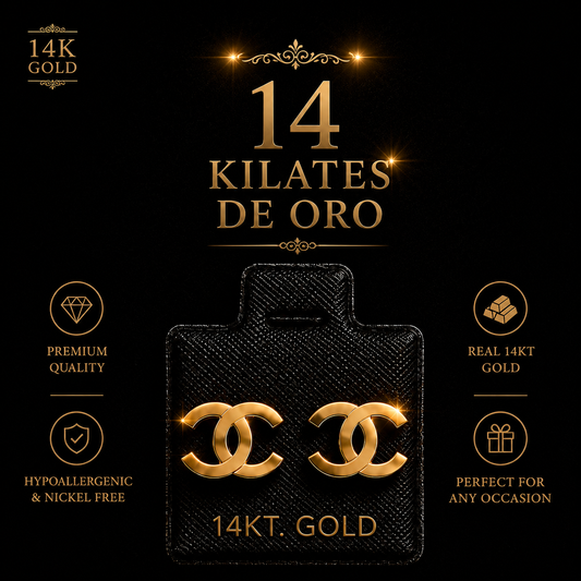 CHANEL EARINGS 14K GOLD